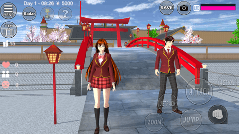 樱花校园模拟器解锁全部衣服中不用看广告日语版