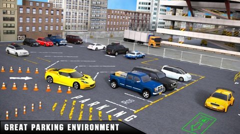 3D汽车停车处
